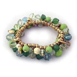 Bead and Button Bracelet