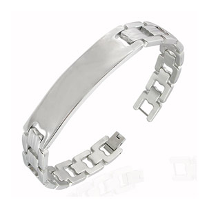 Polished Identity Bracelet