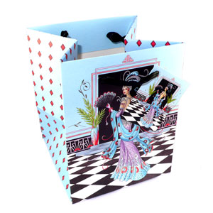 Standing Charleston Lady Gift Bag