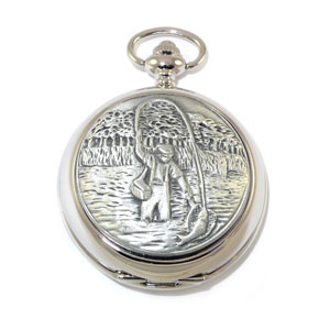 Mens Fishing Pocket Watch
