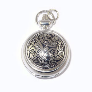 Ladies Swirl Necklace Watch