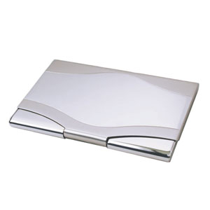 Two Tone Wavy Business Card Holder