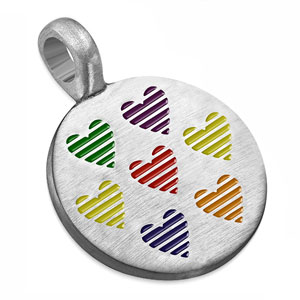 Round Hearts Pendant