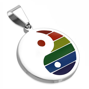 Smal Round Ying Yang Pendant