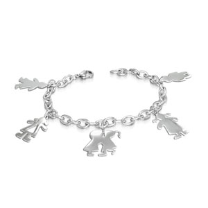People Charm Bracelet