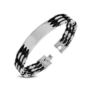 Gate Link Stainless Steel ID Bracelet