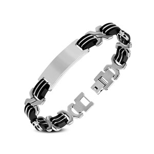 Kisses Stainless Steel ID Bracelet