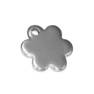 Stainless Steel Small Flower Charm