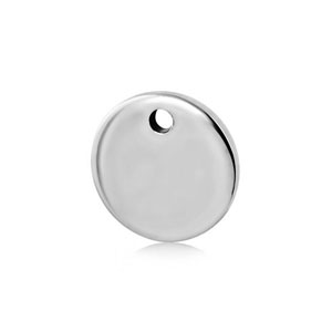 Stainless Steel Small Circle Tag