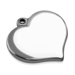 Chunky Stainless Steel Heart