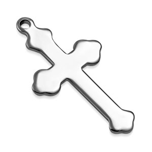 Stainless Steel Cross Tag